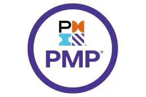 A purple circle with the word pmp in it.